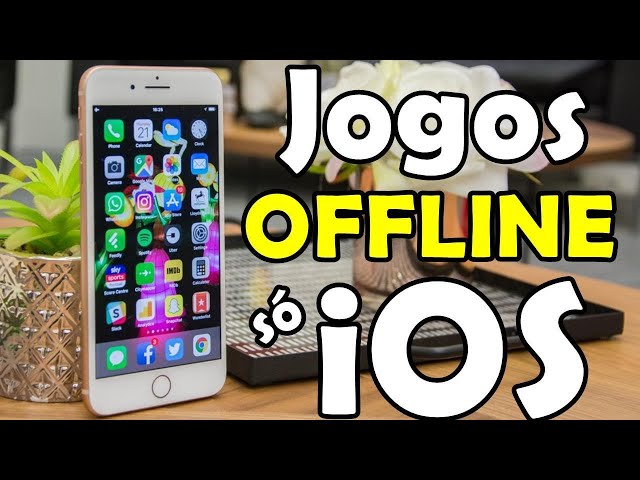 100 JOGOS OFFLINE para iOS (iPhone e iPad) 