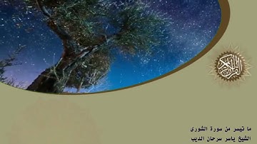تلاوات مختارة- الشيخ ياسر سرحان الديب