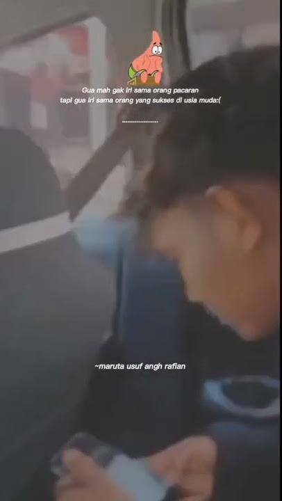 lah gue kapan ya sukses ya allah gini' amat hidup gue