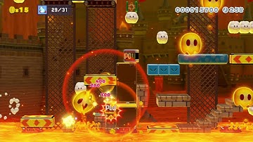 full automatic lava blub level by unäD 🍄 Super Mario Maker 2 #akh