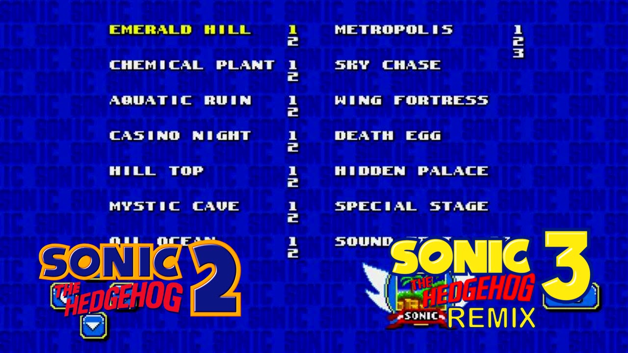 Sonic 3 Complete Music and Title Screen/Card [Sonic 3 A.I.R.] [Mods]