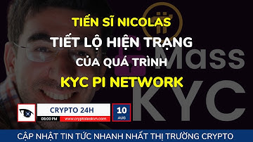 [Crypto 24h] - Tiến Sĩ Nicolas Tiết Lộ Hiện Trạng Của Quá Trình KYC Pi Network