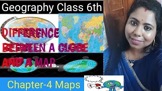 WHAT ARE THE DIFFERENCE BETWEEN A GLOBE AND A MAP || ENRICH GEOGRAPHY