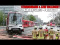 [SCHWERER UNFALL ZWISCHEN LKW &amp; STRAßENBAHN!] - Bahn entgleist | LKW-Tank aufgerissen | 4 Verletzte