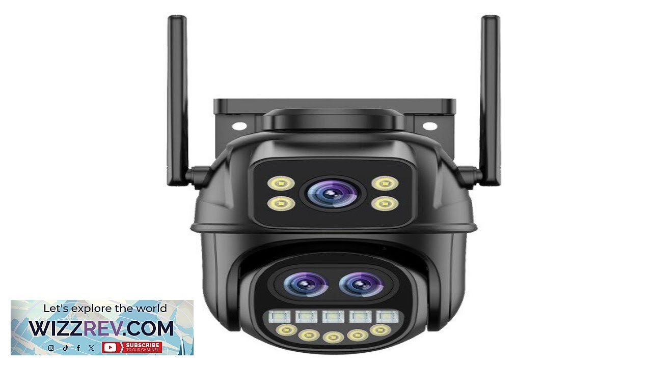 Уличная IP-камера Guudgo 4K HD WiFi 8 Мп с тремя объективами и 5-кратным зумом