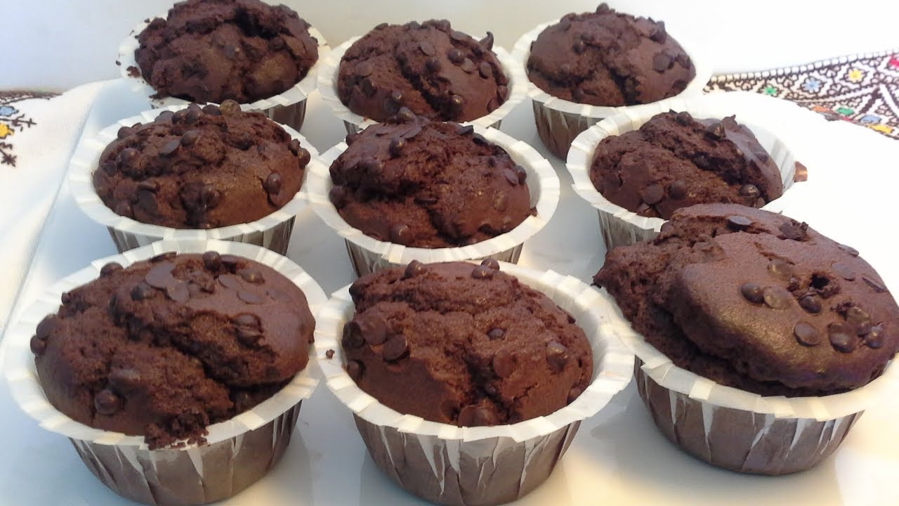 برعي وليداتك بمافن بالشكلاط من الد وأسهل مايكون/افكار للكوتي أو المدرسةmuffins au chocolat