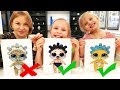 3 МАРКЕРА ЧЕЛЛЕНДЖ с МАМОЙ / 3 MARKER CHALLENGE w/ our MOM ! LOL dolls KIDS EDITION Детская версия