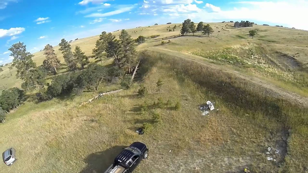 Quadcopter Observing Model Rocket Launch