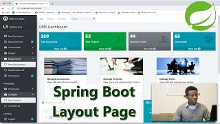 Layout Page in Spring Boot with Thymeleaf - Master and Content Page (Step by Step)