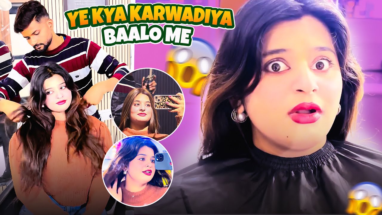 YE BAALON MEIN KYA KARWA DIYA??😳😳😳 