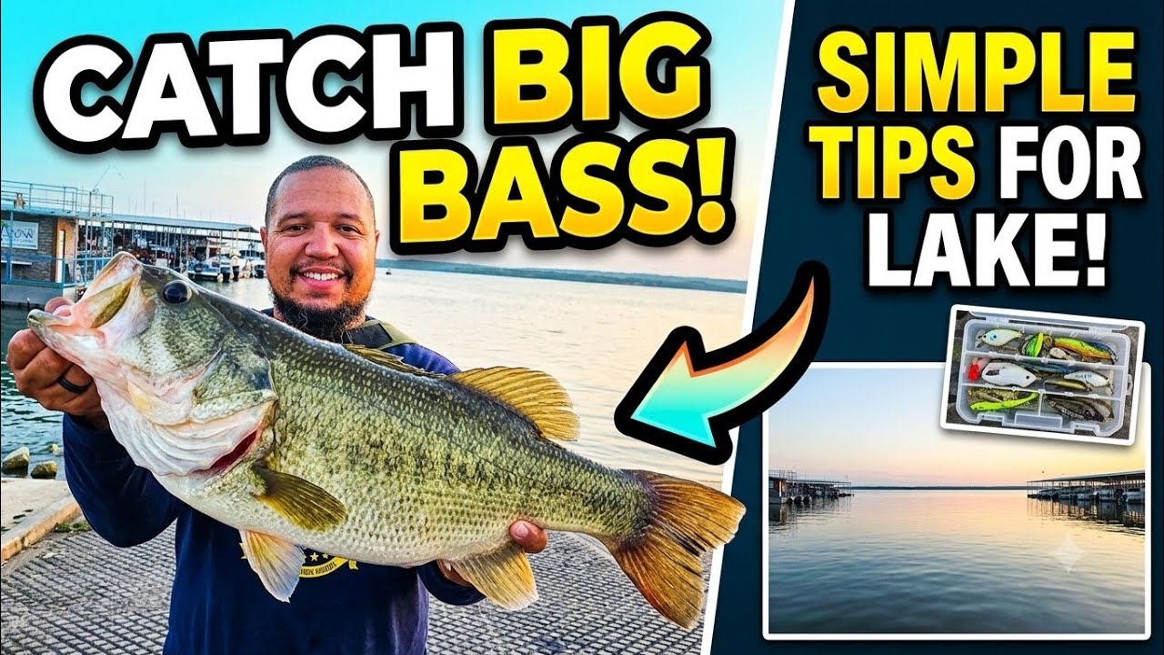 HOW TO CATCH BIG BASS THE SIMPLE WAY! #fishing #trending #explore #bassfishing #nature #hobby #fun