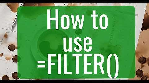 How to Use the FILTER Function in Excel for Efficient Data Analysis