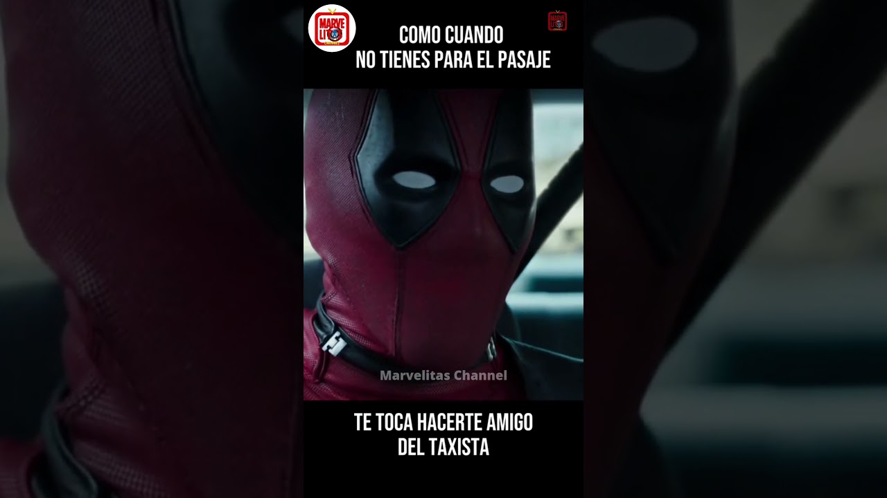 💥SABIAS QUE DEADPOOL NO PAGA TAXI... nunca lleva su Billetera #deadpool #shorts #viral #deadpool3