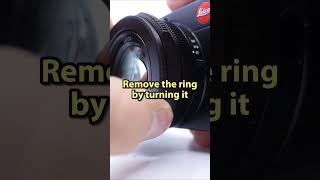 How to mount the Leica Automatic lens cap 18548 D-Lux 7 / Panasonic Lumix DC-LX100 II