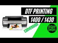 Epson Stylus 1400 DTF Conversion and External Waste Tank Installation