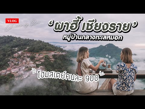 VLOG เที่ยวผาฮี้ หมู่บ้านบนดอยเชียงรายหน้าฝน นอนโฮมสเตย์ดูวิวทะเลหมอก แค่คนละ 900!