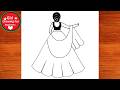 How To Draw Girl Backside // Girl Drawing For Kids !!