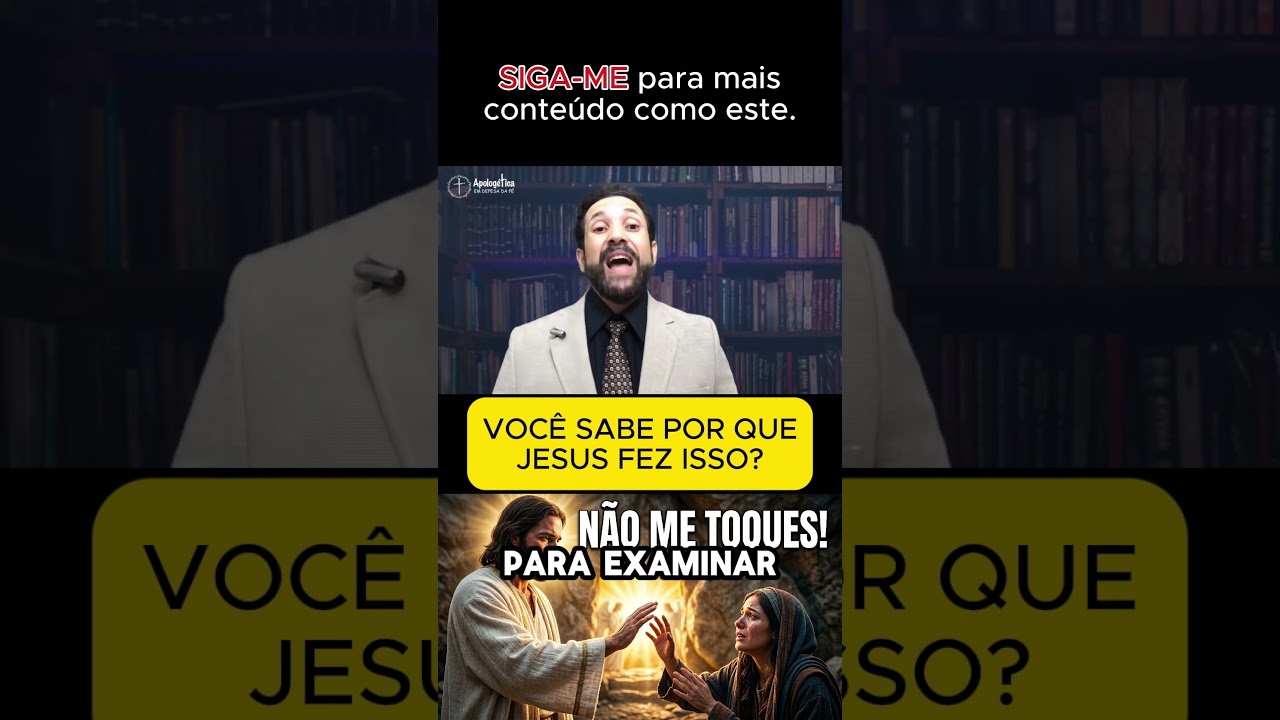 NÃO ME TOQUES: O Mistério das Palavras de Jesus Revelado