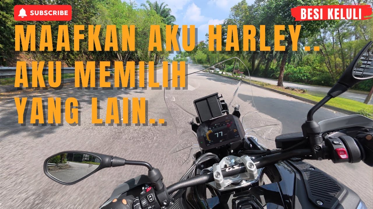 Maafkan aku Harley, Jodoh Kita Mungkin Sampai Disini Sahaja.. BMW R1300 GSA ASA Buat Aku Nak Curang😢