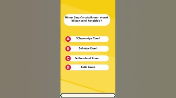 Genel Kültür Soruları #01 #test #sorucevap #bilgi #zekatesti #shorts