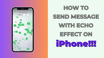How to Send a Message With Echo Effect on iPhone