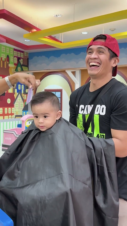 SANTI’s First Haircut | DJ Chacha