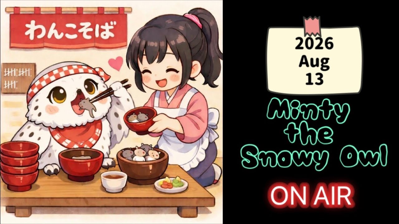 8/13 シロフクロウ雑談もぐもぐタイム