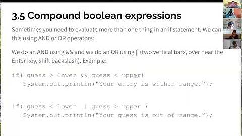 A023 Notes 3 5 compound boolean expressions