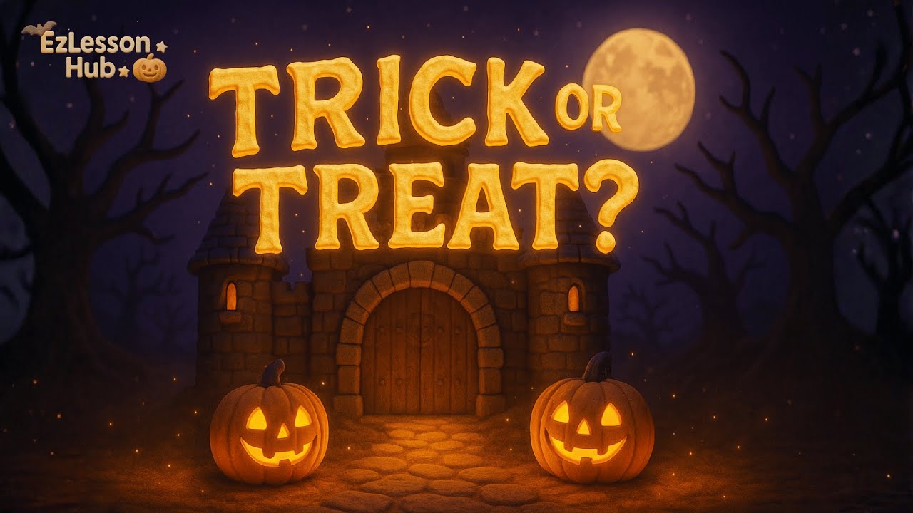 Trick or Treat Halloween Quiz | Fun English Game for ESL Classrooms