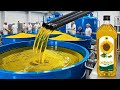 كيف يتم إنتاج زيت عباد الشمس في المصانع العملاقة كواليس ومشاهد لا تصدق