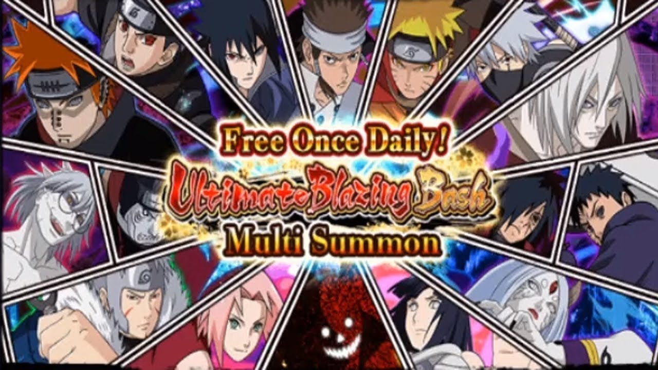 Naruto Blazing All Extra Blazing Bash Free Daily Multi Summons May 