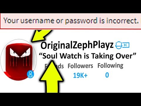 I Was Hacked By A New Roblox Hacker Group Soul Watch Youtube - roblox originalzephplayz