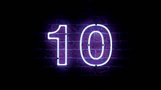 Purple Neon Countdown Timer🕐