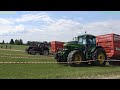 Valtra T133 vs John Deere 7710 / Tractor trailer pulling 2022