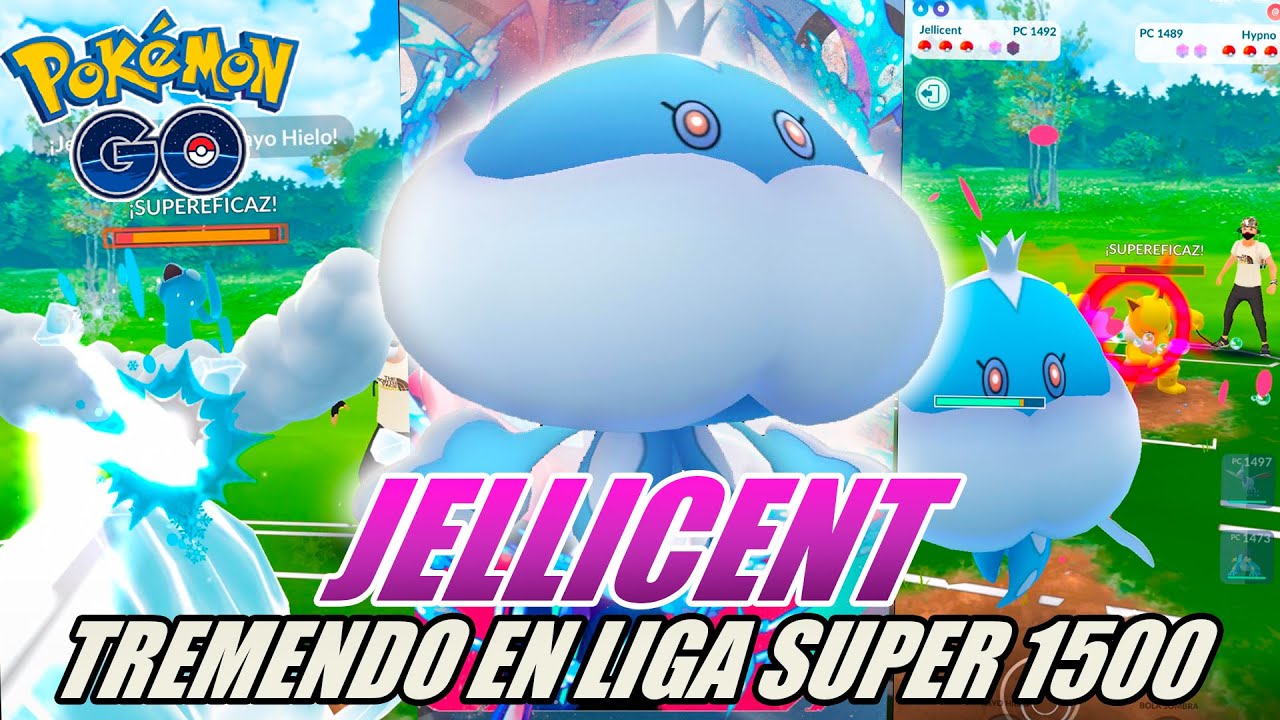 ¡JELLICENT es TREMENDA BESTIA en LIGA SUPER 1500 GO BATTLE LEAGUE