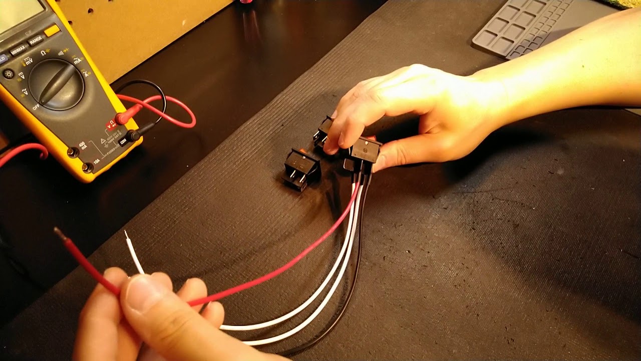 How To Wire A Kcd2 Rocker Switch Youtube