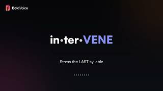 How to Pronounce Intervene | Hear It Instantly