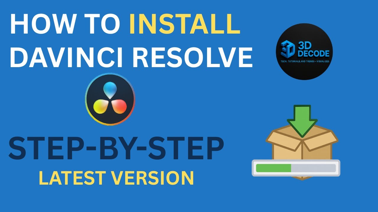 🎥 How to Install DaVinci Resolve (Free & Studio) | Step-by-Step Guide ...