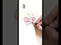 Butterfly painting using Number 3#shorts #viral #painting #trending