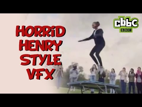 Horrid Henry style visual effects on Cinemaniacs - CBBC