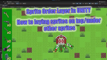 Unity Tutorial - Sprite order in layer (placing sprites on top of other sprites)