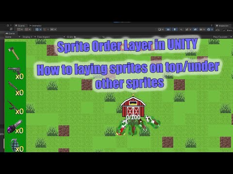 Unity Tutorial - Sprite order in layer (placing sprites on top of other sprites)