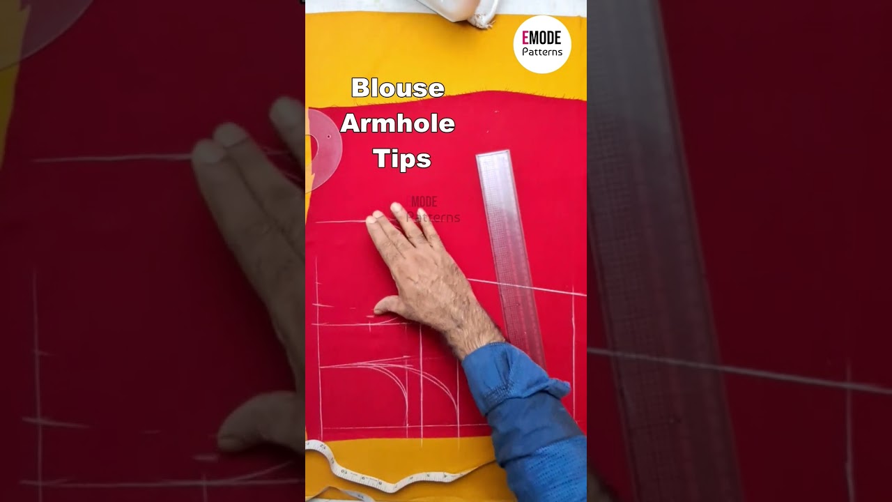 Blouse Armhole cutting tips