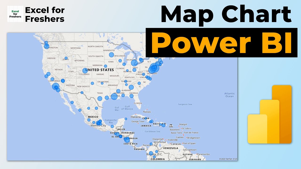 How to Create a Basic Map in Power BI | Power BI - YouTube