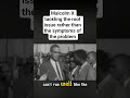 A real problem. The symptoms are showing but we need to tackle the root. Malcolm X understood