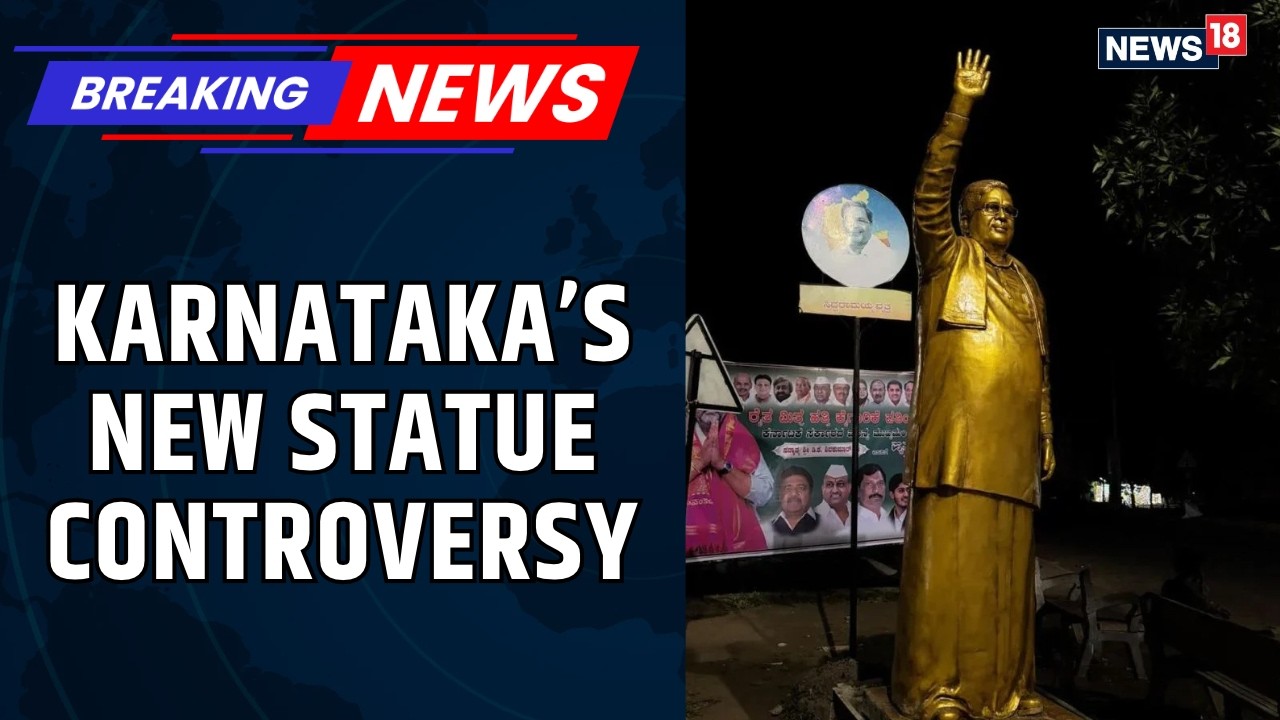 Siddaramaiah Statue ‘Hide And Seek’ In Kalaburagi Sparks Political Curiosity Ahead Of DKS Visit