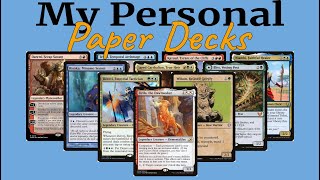 My Personal Commander Decks (100 Subscriber Special!)