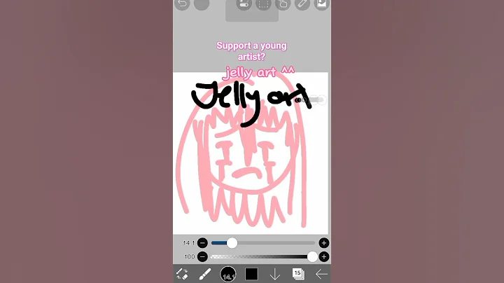 support a young artist? #youngartist #art #short #jellyart