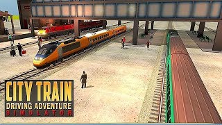 City Train Driving Adventure Simulator - Android Gameplay screenshot 4