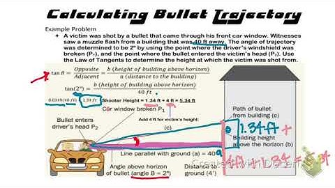 Calculating Bullet Trajectories